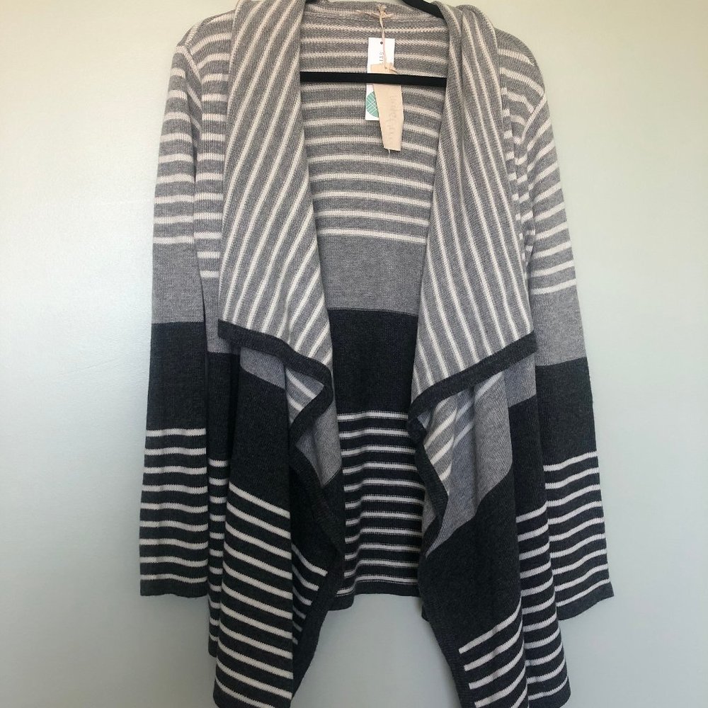striped cardigan